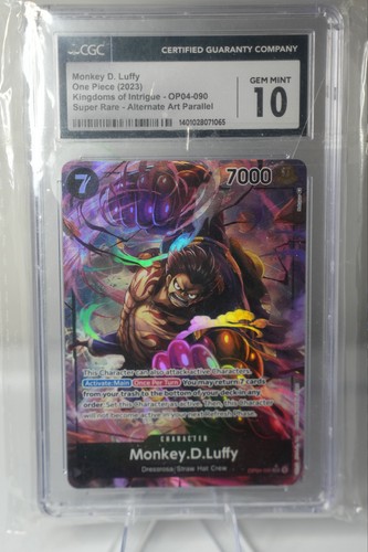 Monkey.D.Luffy (Alternate Art) graded CGC 10 for sale on eBay