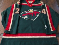 Derek Boogaard Minnesota Wild NHL Jersey Mens XL KOHO Rare Sewn Boogieman MIC