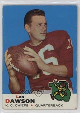 1969 Topps Len Dawson #20 HOF 2s2