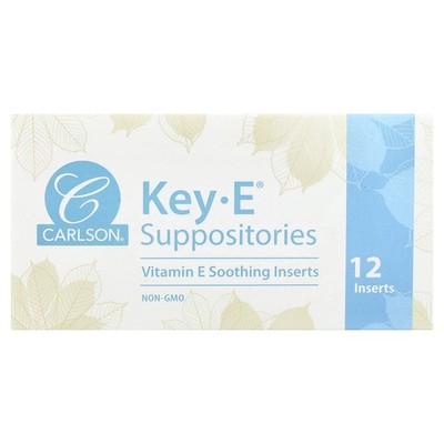 Key-E  Suppositories, 12 Inserts