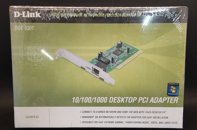 D-Link DGE-530T 10/100/1000 Desktop PCI Adapters - NEW