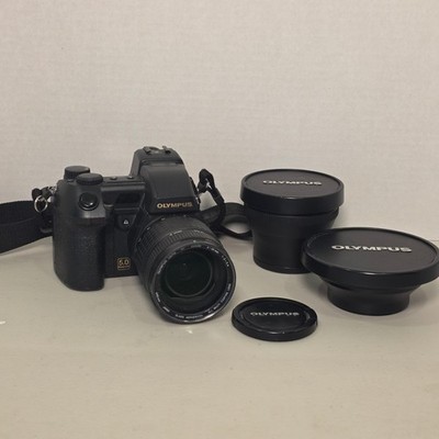 Olympus Camedia E-20N 5.0MP Digital Camera Two Lenses TCON-14B WCON-08B