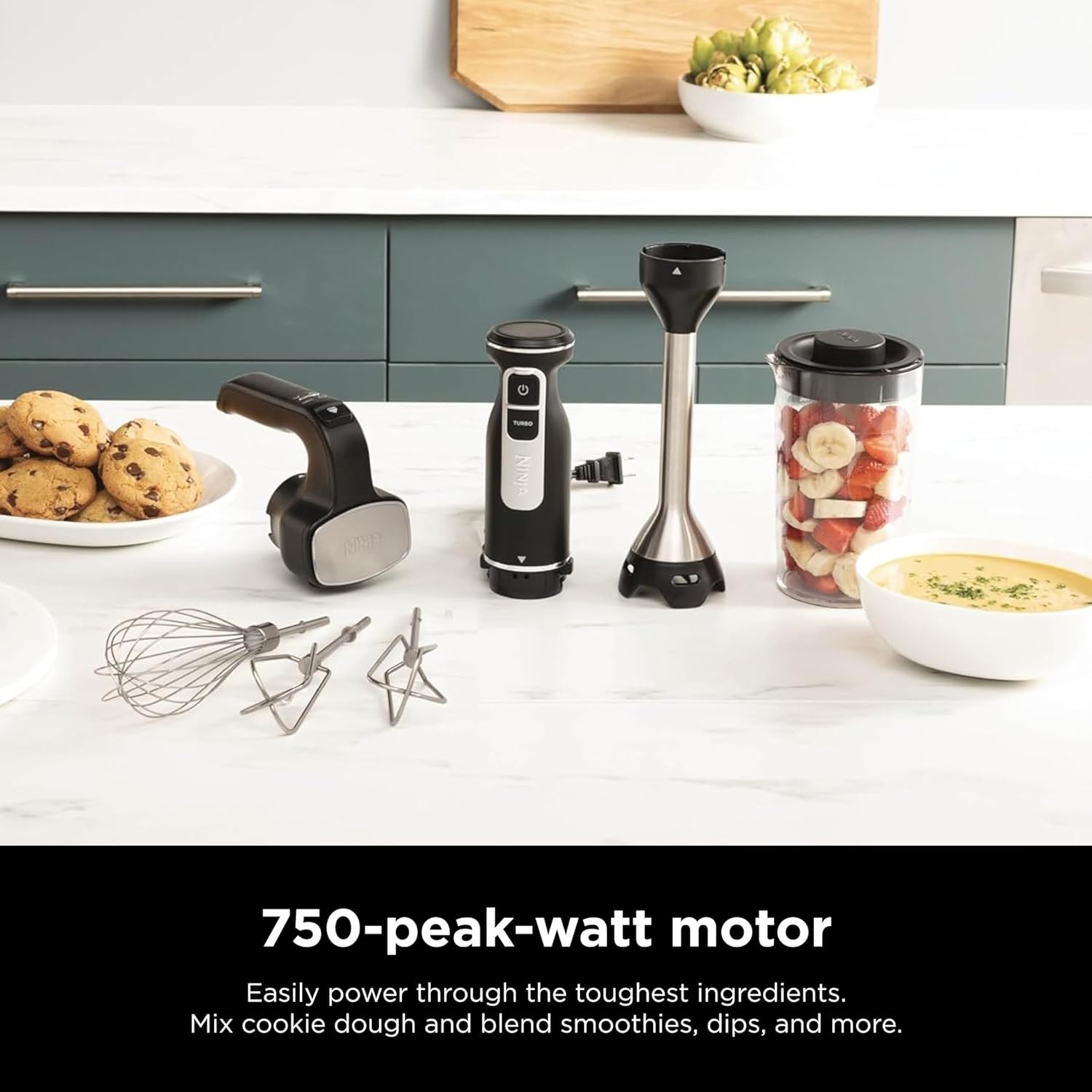 Ninja Hand Mixer, Immersion Blender, Foodi Power Mixer System