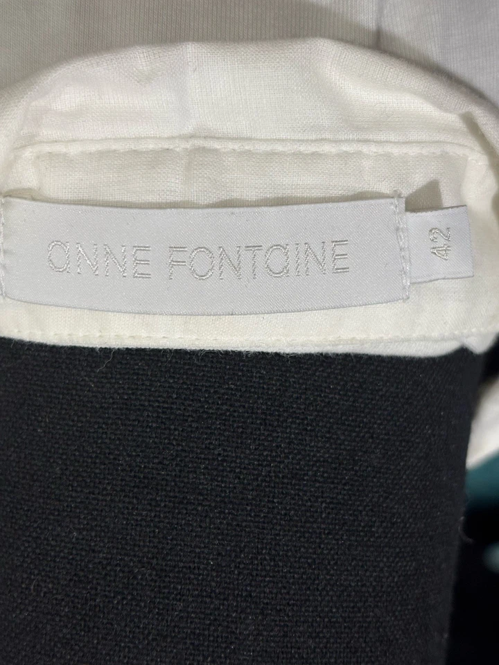 Белая рубашка Anne Fontaine Patsy с оборками и двойным воротником размер 42 - Изображение 4 из 4