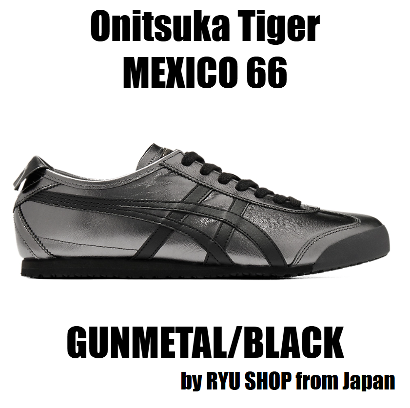 Onitsuka Tiger Sneaker MEXICO 66 1183B566.022 GUNMETAL / BLACK | eBay