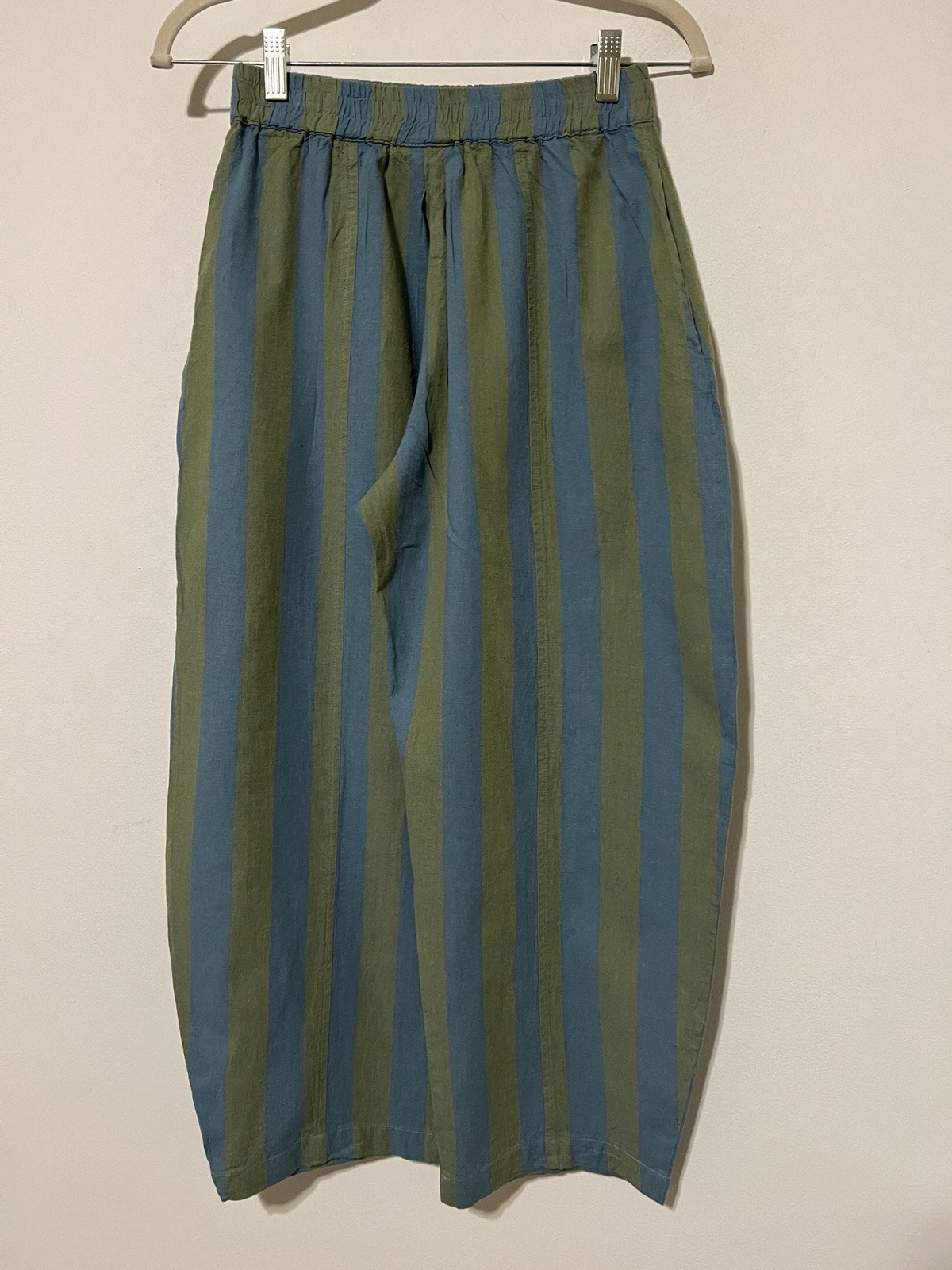 Beyond Nine Mabel Willow Stripe Pants US XS 1-2 Blue