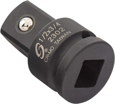 ''SUNEX TOOLS 2302, 1/2 Inch Drive, 1/2'''' Female x 3/4'''' Male Impact Adapter, 1 