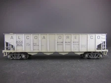HO SCALE WEATHRED AOCX 809 ALCOA ORE CO HOPPER