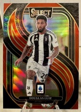 2024-25 Douglas Luiz Panini Select Serie A Prizm Juventus Soccer Card 