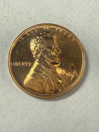 * 1956 PROOF LINCOLN CENT  (UPGRADE THAT SPOT IN YOUR SET)   NICE COIN *