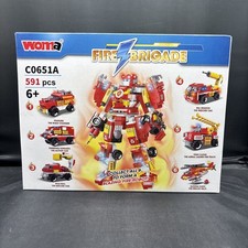 Blazing Fire Robot 13-in-1 STEM building block set Woma