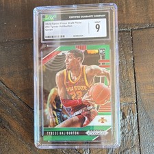 Panini 2020-21 Prizm Draft Picks Tyrese Haliburton #10 Green Rookie CGC 9