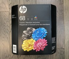 Genuine HP 68 3-PACK Tri-color 1  Black 2 Ink Cartridges Combo EXP 8/2026