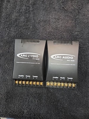 ARC AUDIO ARC 6000 2-WAY CROSSOVERS 6.5IN MIDS AND TWEETERS SLIGHTLY USED