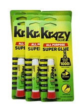 12 Pack Krazy Glue Instant strong Super Glue All Purpose 0.07oz, Free Shipping.
