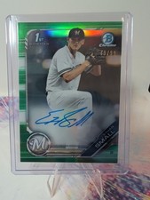 2019 Bowman Draft Chrome Pick Green Refractor Ethan Small Autograph /99