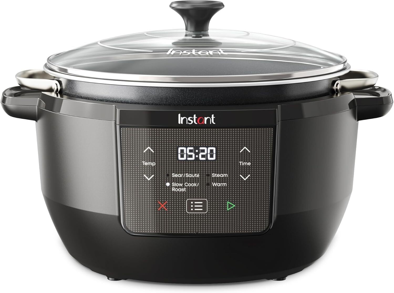 7.5QT Slow Cooker Multicooker 4-in-1 Functions Slow Cook/roast Steam and Warm