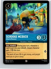 Disney Lorcana Scrooge McDuck - Miserly Ebenezer 160/204 Winterspell Free Ship 