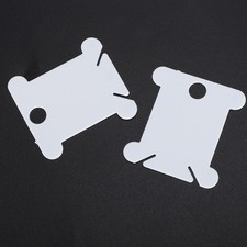 _200Pcs Cross Stitch Winding Board Plastic Thread Winder Plate DIY Sewing