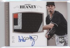 2014 Panini National Treasures Gold 25/25 Andrew Heaney #201 Auto 0n7