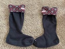 Hunter Tall Rain Boot Fleece Sock Liner Sz XL W 11  13 Men 10  12