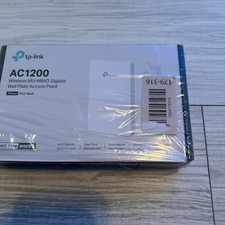TP-LINK EAP235-WALL Omada AC1200 Wireless MU-MIMO Gigabit Wall Plate Access NEW