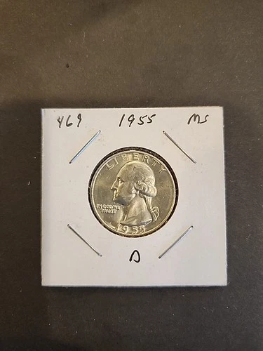1955-D Washington Quarter Brilliant Uncirculated Condition