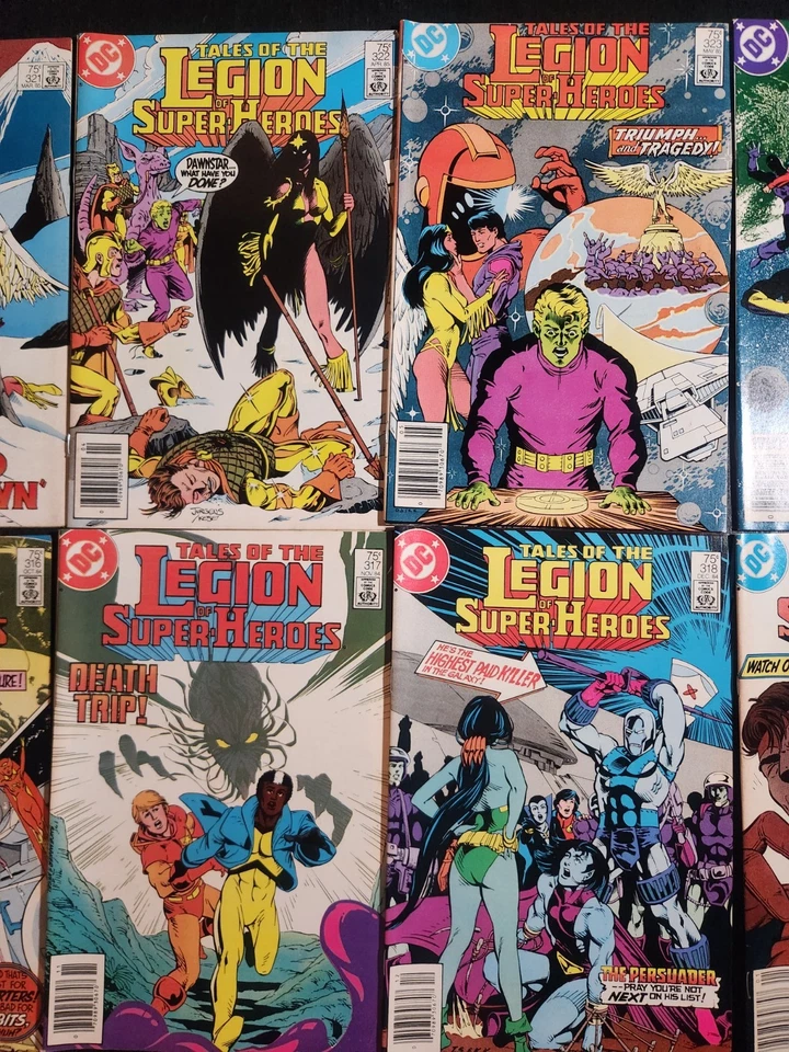LEGION OF SUPER HEROES DC COMICS 1984 LOT/RUN OF 10 COMPLETE (315-324) F/VF - Image 3 of 4