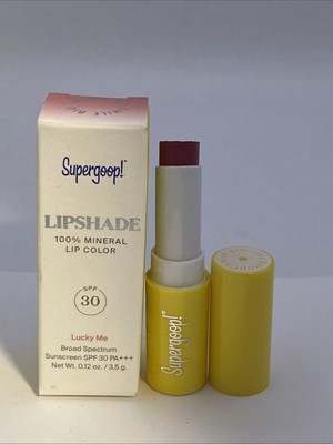 Supergoop! LUCKY ME  Lipshade 100% Mineral SPF 30 Exp 07/31/2025+