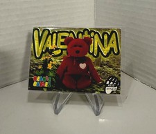 TY Beanie Babies BBOC Card - Series 2 Common - VALENTINA the Bear - NM/Mint
