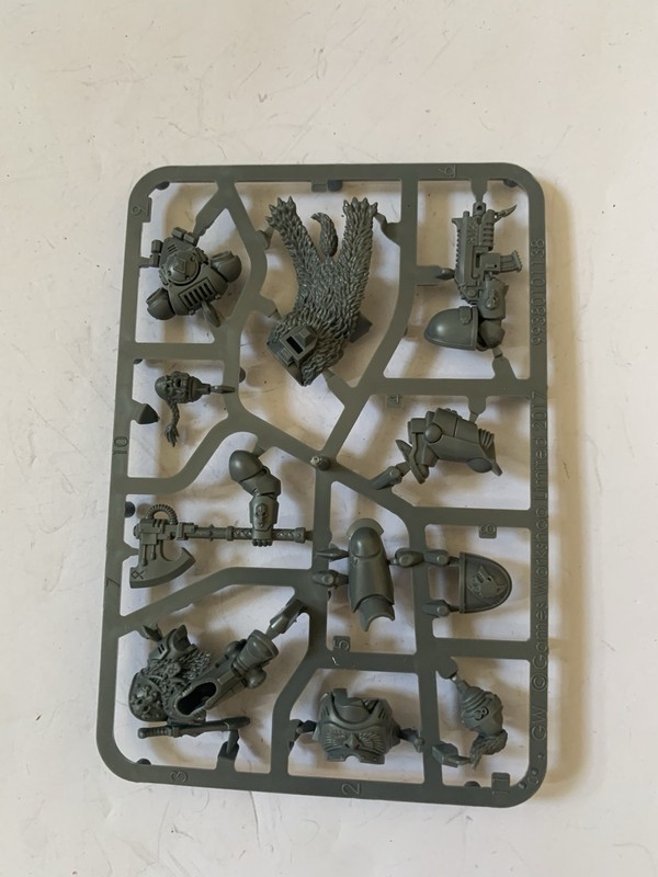 Warhammer 40k Space Marines Space Wolves Lieutenant Haldor Icepelt New On Sprue