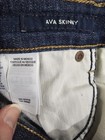 Lucky Brand Jeans Ava Skinny Low Rise Distressed Denim Dark Wash Size 8/29 — photo 6