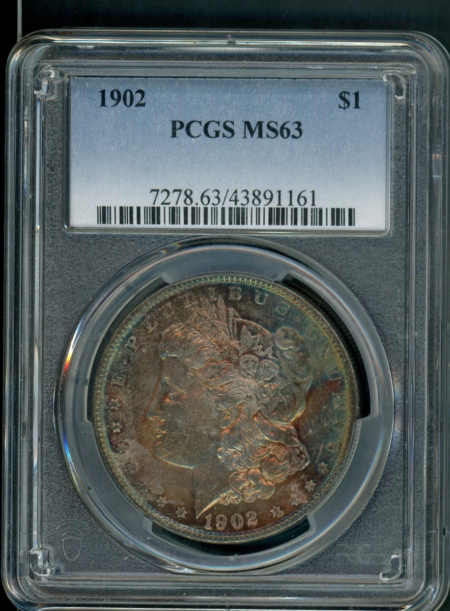 MS 63 Graded 1902 Year Morgan US Dollars (1878-1921) for sale | eBay