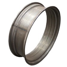 Blank Center Flat Base Rear Rim - 9 Bolt Fits Cockshutt Tractor | 10