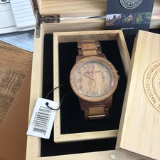 Original Grain The Brewmaster Barrel German Oak Mens Watch OG-10-003 Never Worn