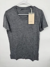 NWT Icebreaker Tech Lite II SS T-Shirt Women's Medium Gritstone Pullover Summer