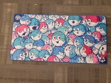 4D Gaming Tesseract BigPuffer Mousepad XXL Extended Desk Mat 36x18 Cartoon Blue