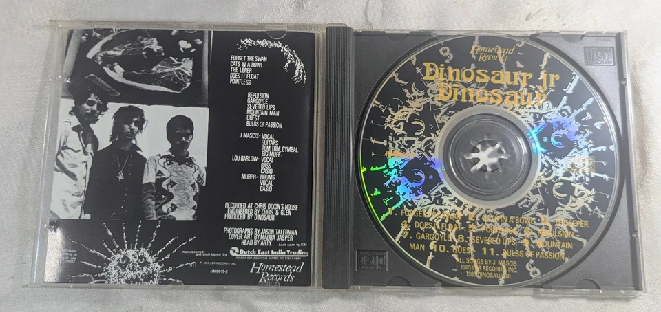 Dinosaur Jr - Dinosaur - CD - 1985 - Homestead Records Foto 3 de 3