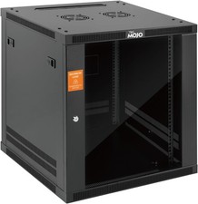 Tecmojo 12U 600mm Depth Wall Mount Server Cabinet with Casters, IT Network Rack 