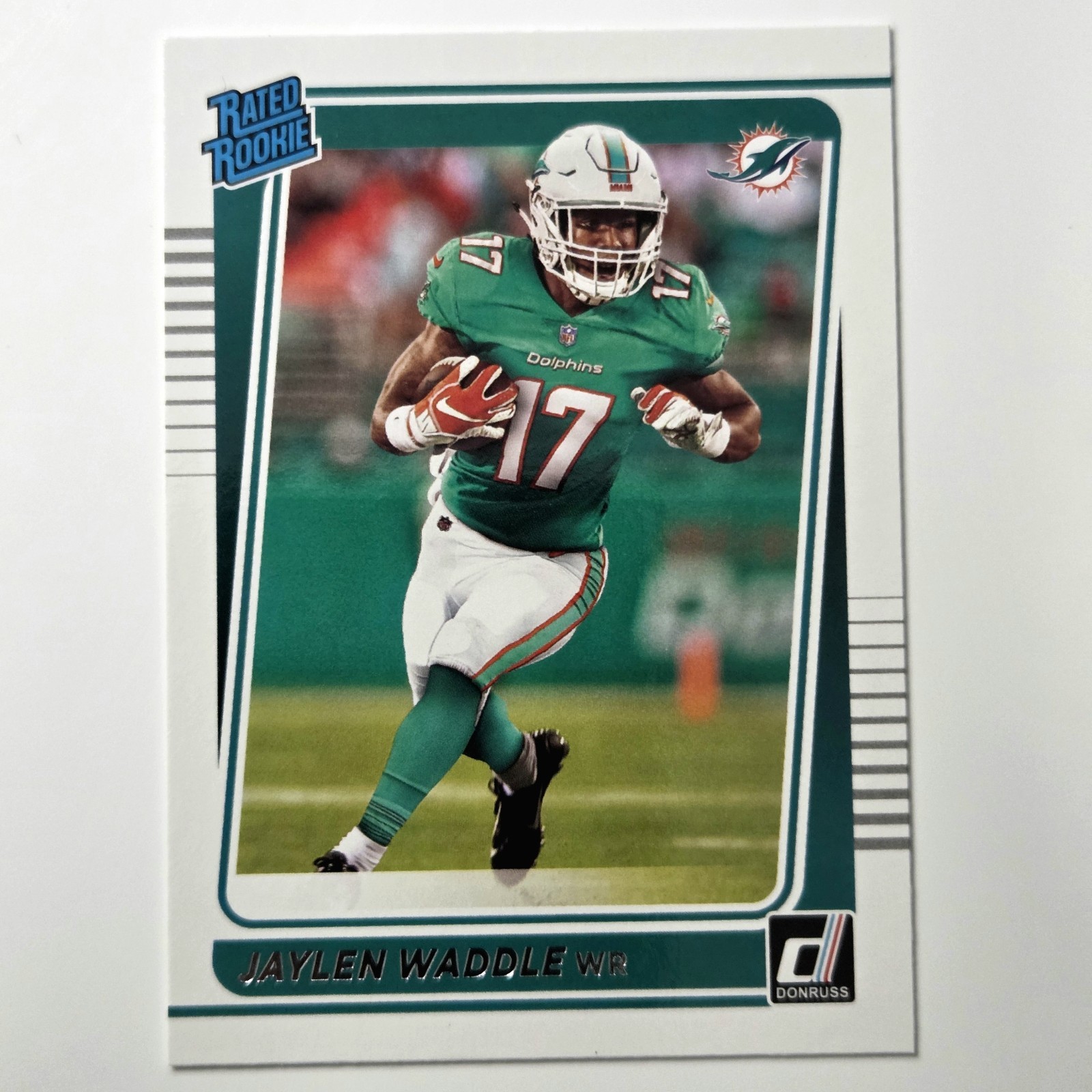 2021 Panini Donruss - Rated Rookie Jaylen Waddle #263 (RC)