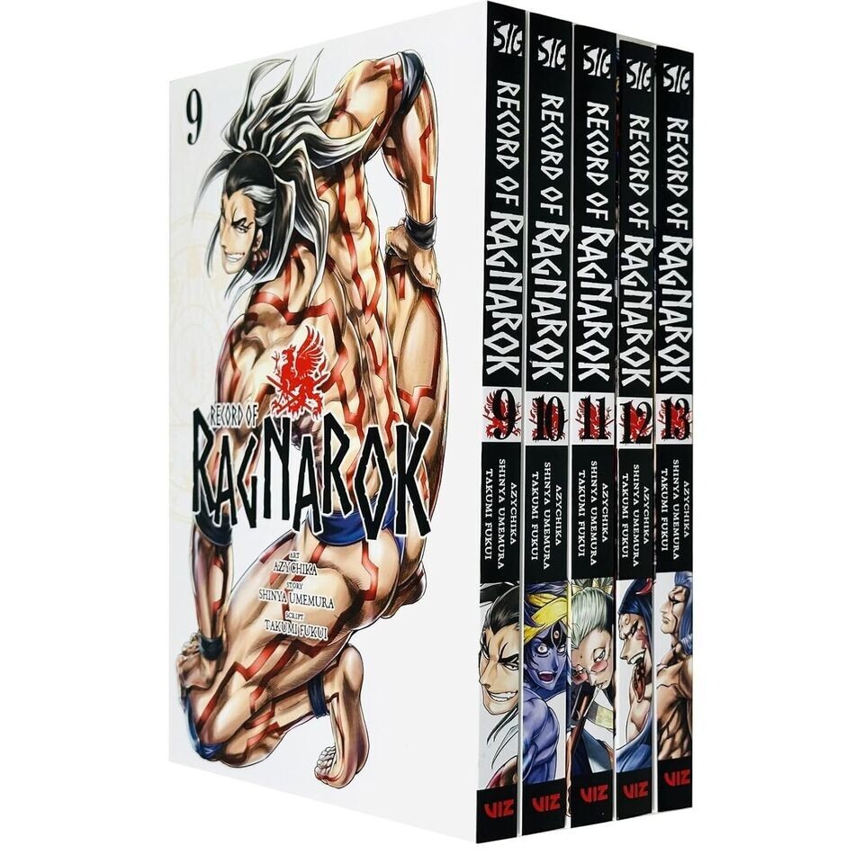 Record of Ragnarok Series Vol. 9-13 Collection 5 Books Set by Shinya Umemura