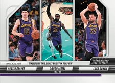 2024-25 Panini Instant NBA 476 Luka Doncic LeBron James Reaves LA Lakers PR 603
