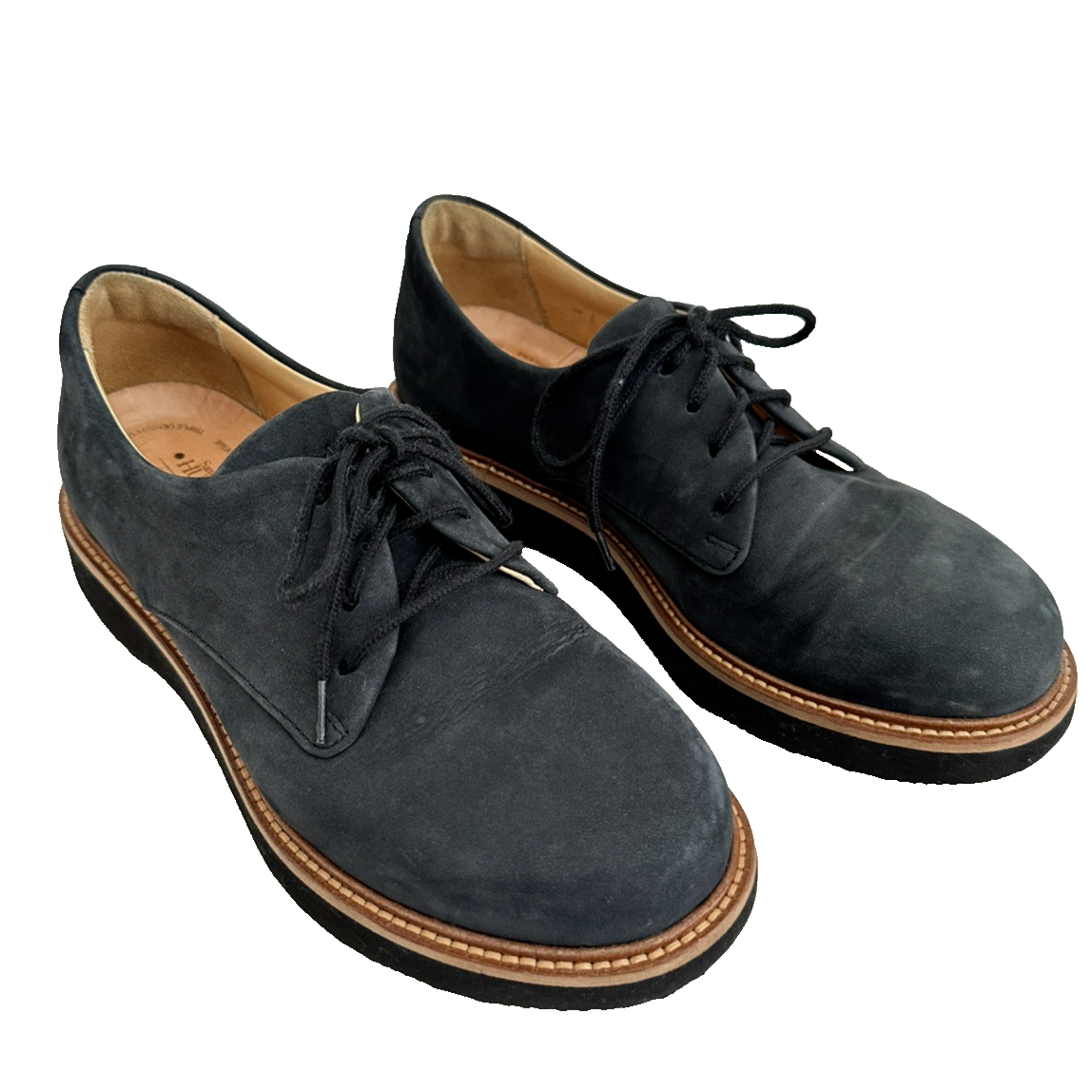 SAOLA Scarpe comode Samuel Hubbard Free For Her taglia 7 5 pelle nera cenere suola Vibram