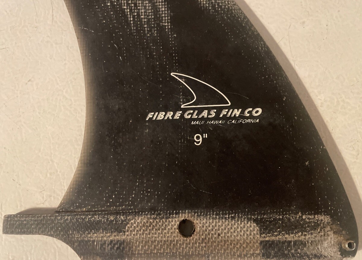 FIBRE GLAS FIN CO ファイバーグラス　フィン Fibre Glass Fin Co 8.5 inch Black Fin | Fiberglass Source
