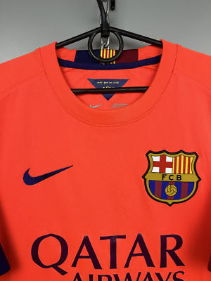 Barcelona 2014 2015 Away Football Shirt Soccer Jersey Nike 610595