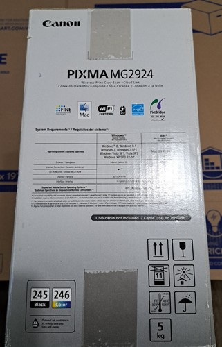 New Canon PIXMA MG2924 All-In-One Print-Copy-Scan + Cloud Link+ CD Printer - 第 7/7 張圖片