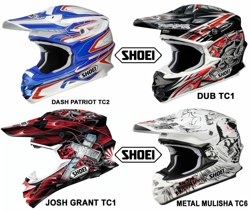 CASQUE SHOEI VFX-W HELMET "COLLECTOR" REPLICA.... ENDURO SUPERMOTARD SX MX - Photo 1/4