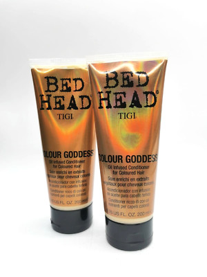 2x TIGI BED HEAD - COLOUR GODDESS Conditioner for Coloured Hair 200ml G144