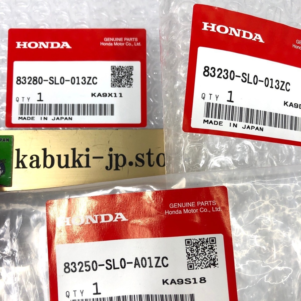 sun出品 HONDA Genuine NSX NA1 NA2 Sun Visor Assy Set Right & Left & Center