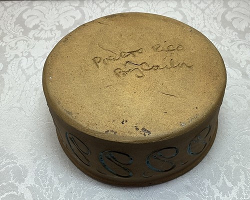 Vintage Isla Del Sol Keramik Pottery Puerto Rico Hal Lasky große Schüssel 7"D (B) - Bild 9 von 12